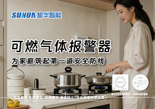 可燃气体报警器，为家庭筑起第一道安全防线！