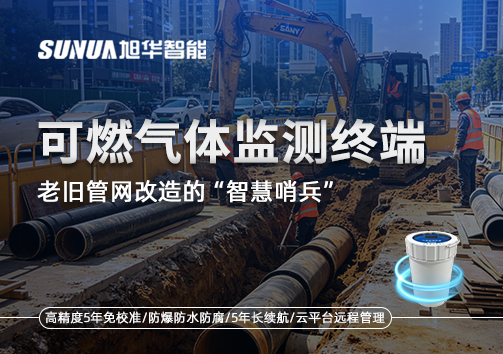 老旧管网改造的“智慧哨兵”：可燃气体监测终端如何重塑地下安全防线